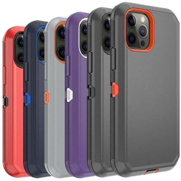 For iPhone 13 12 Pro Max 11 XR XS MAX Phone Case Heavy Duty  Shockproof Cover - Picture 1 of 10